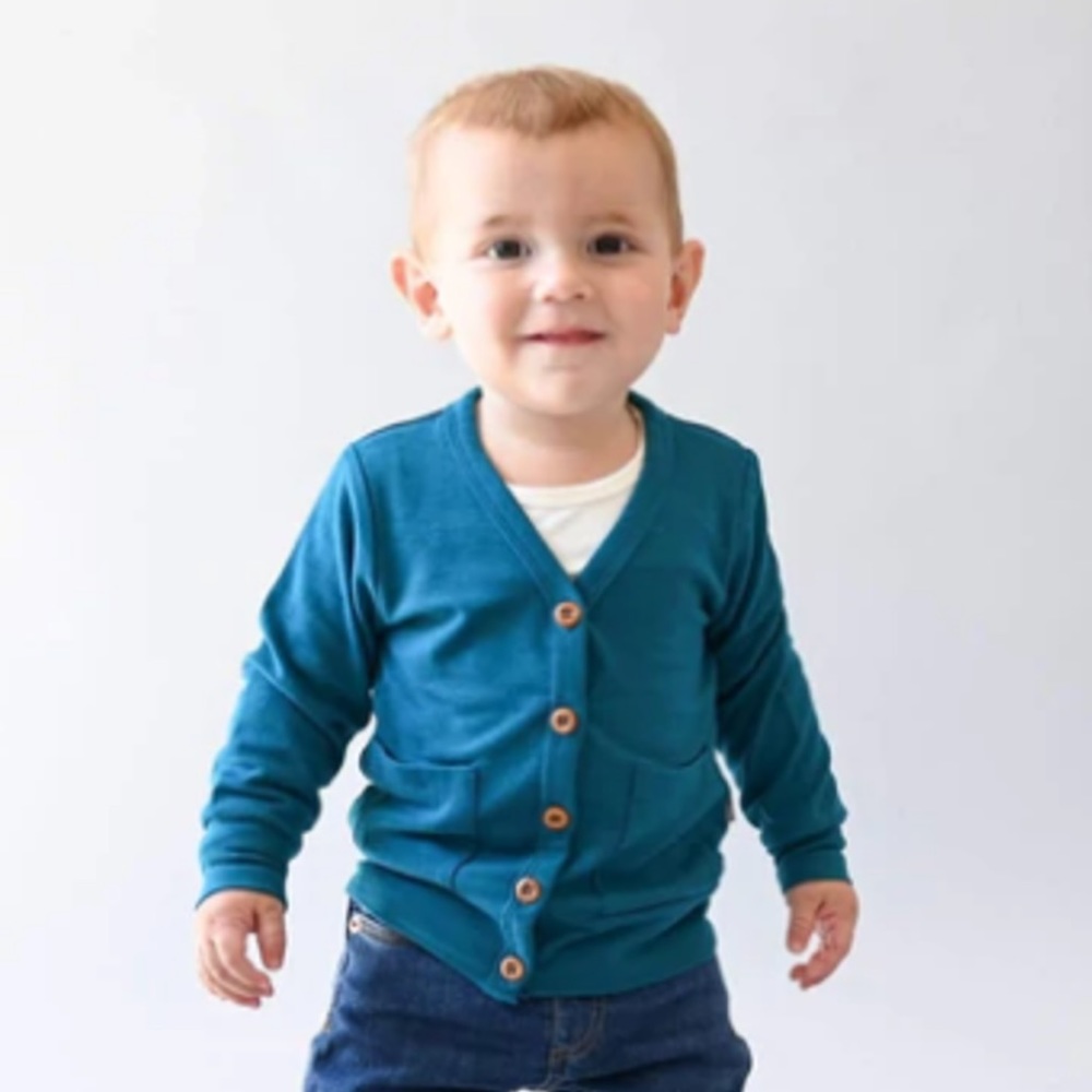 Kyte bamboo baby cardigan 6-12 months NWIT new never worn
